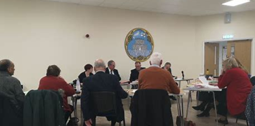 Sandown Town Council Meeting in 2020