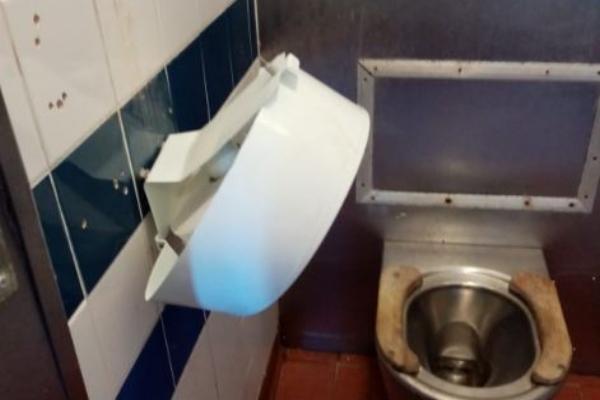Further Damage at Eastern Gardens Toilets