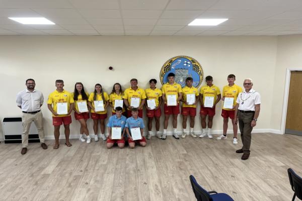Town Council Recognises Beach Safety Team