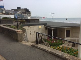 View of Pier Street Toilets from Pier Street