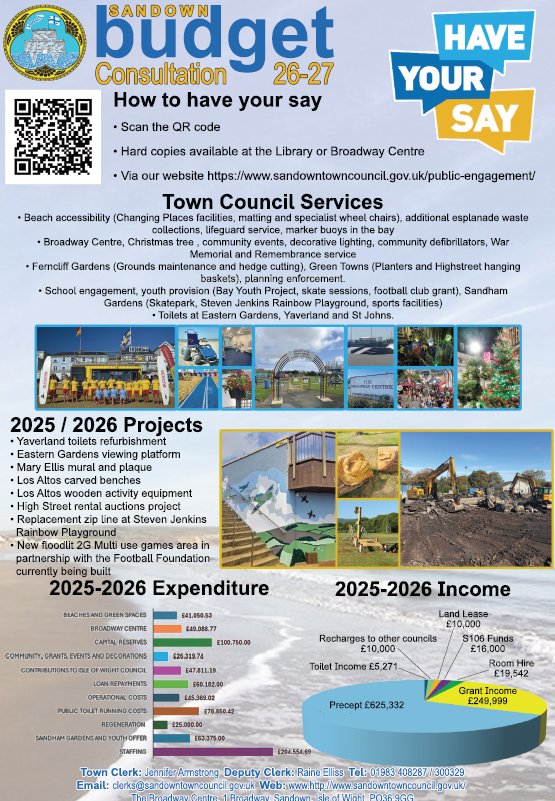 Town Council launches 2026 -2027 Budget Consultation