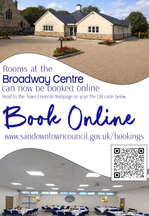 Sandown Town Council Launches New Online Bookings Page