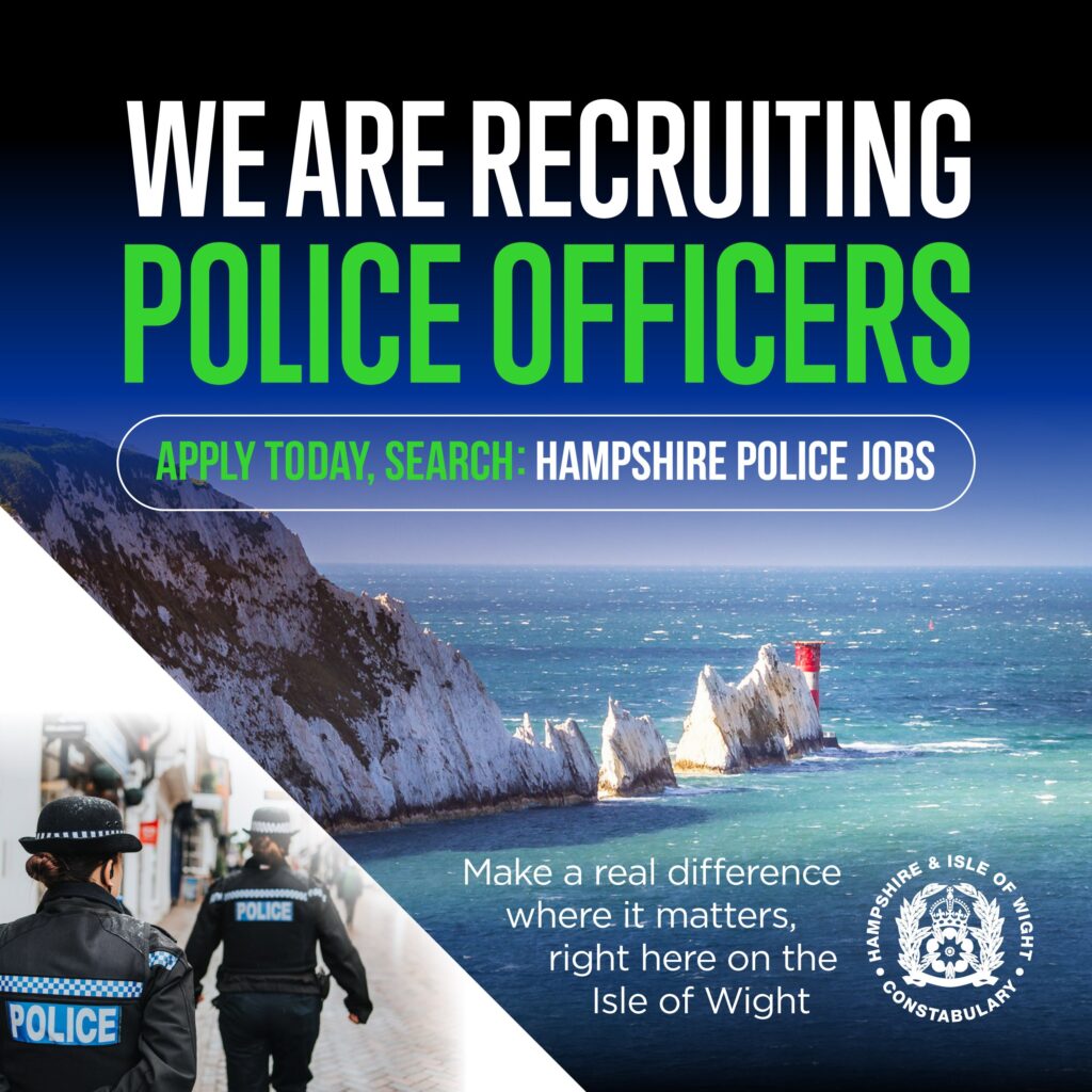 Hampshire and the Isle of Wight Police Force are Recruiting